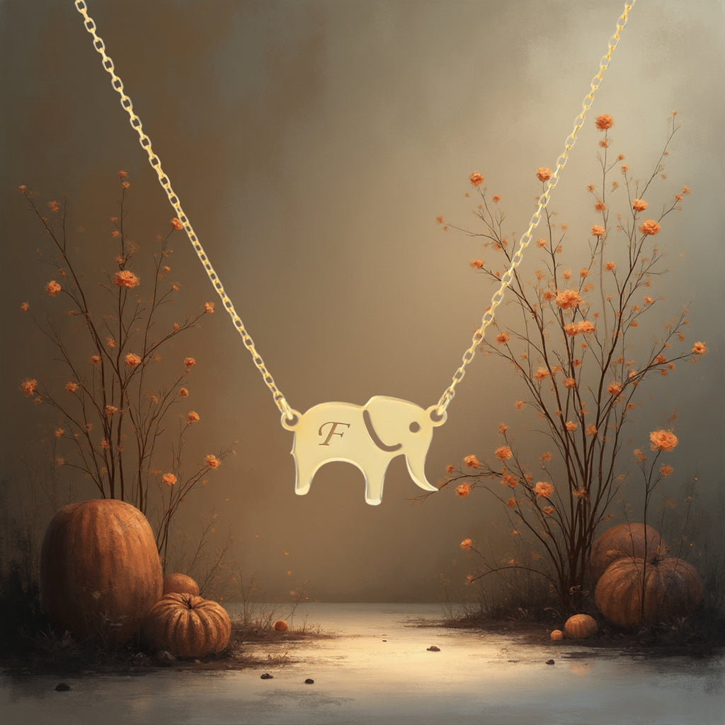 İsme Özel Filli Şans Kolye