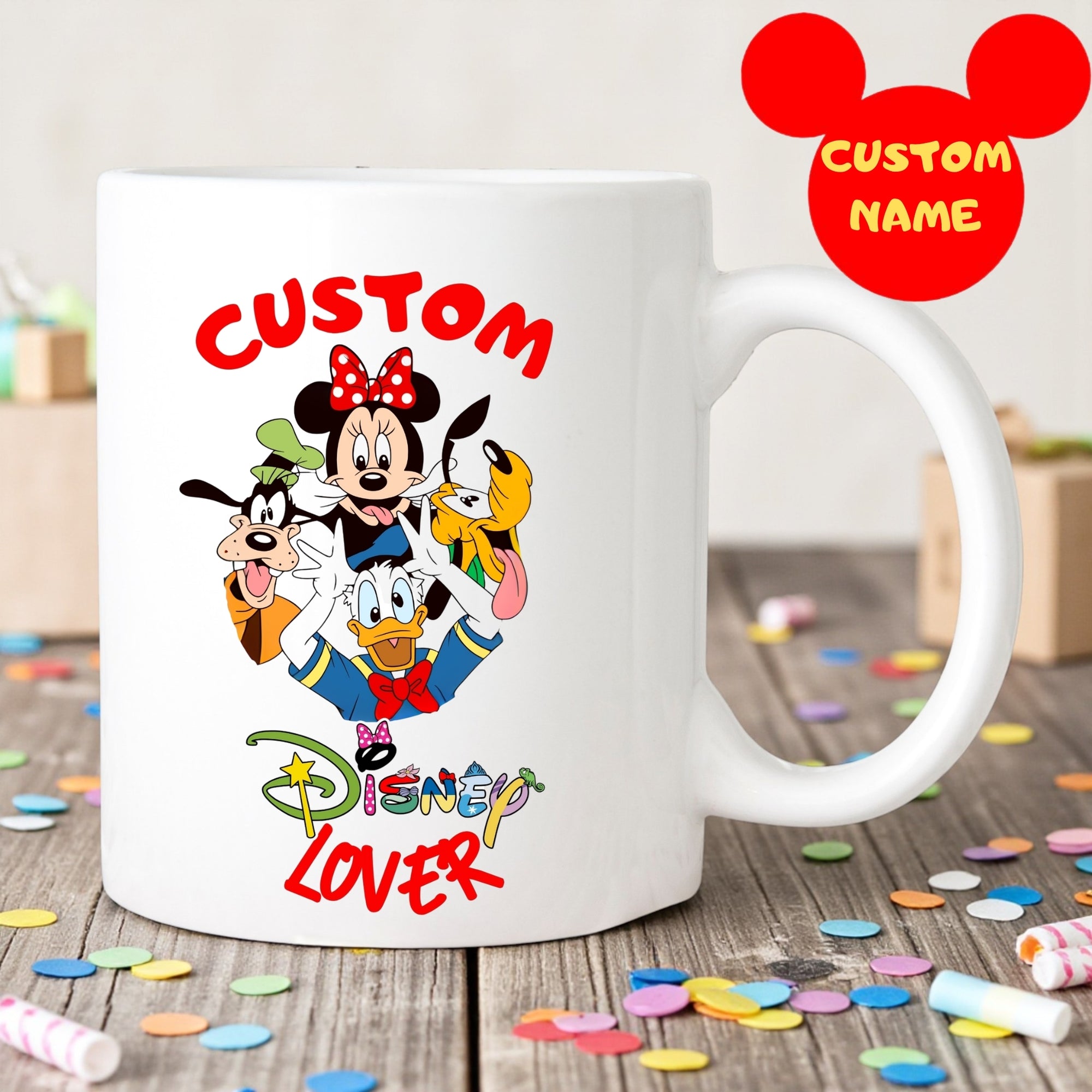 Birthday Girl Disney Lover Cup, Disney Fan Birthday Gift
