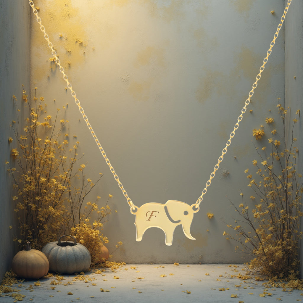 İsme Özel Filli Şans Kolye