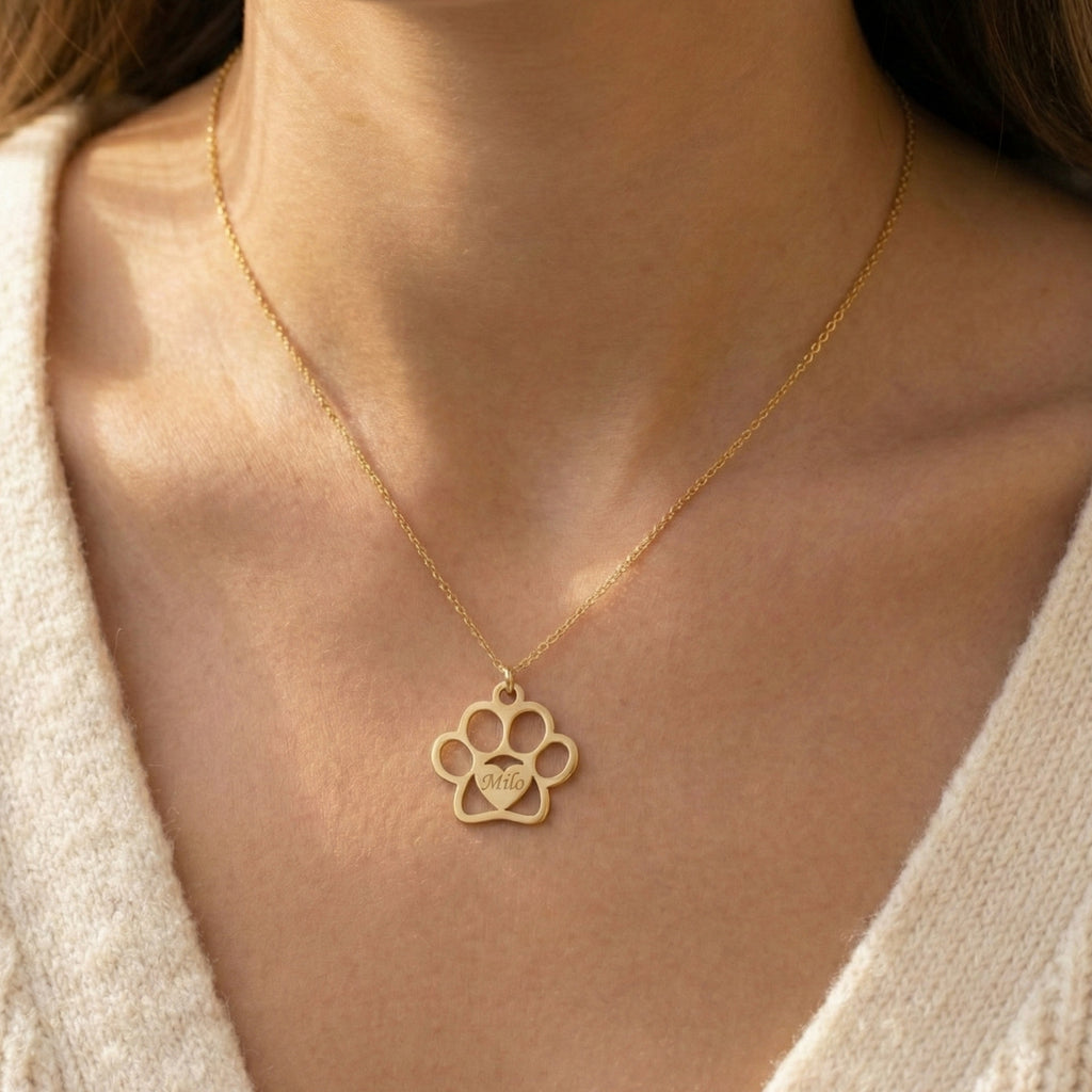 İsme Özel Pati Kolye