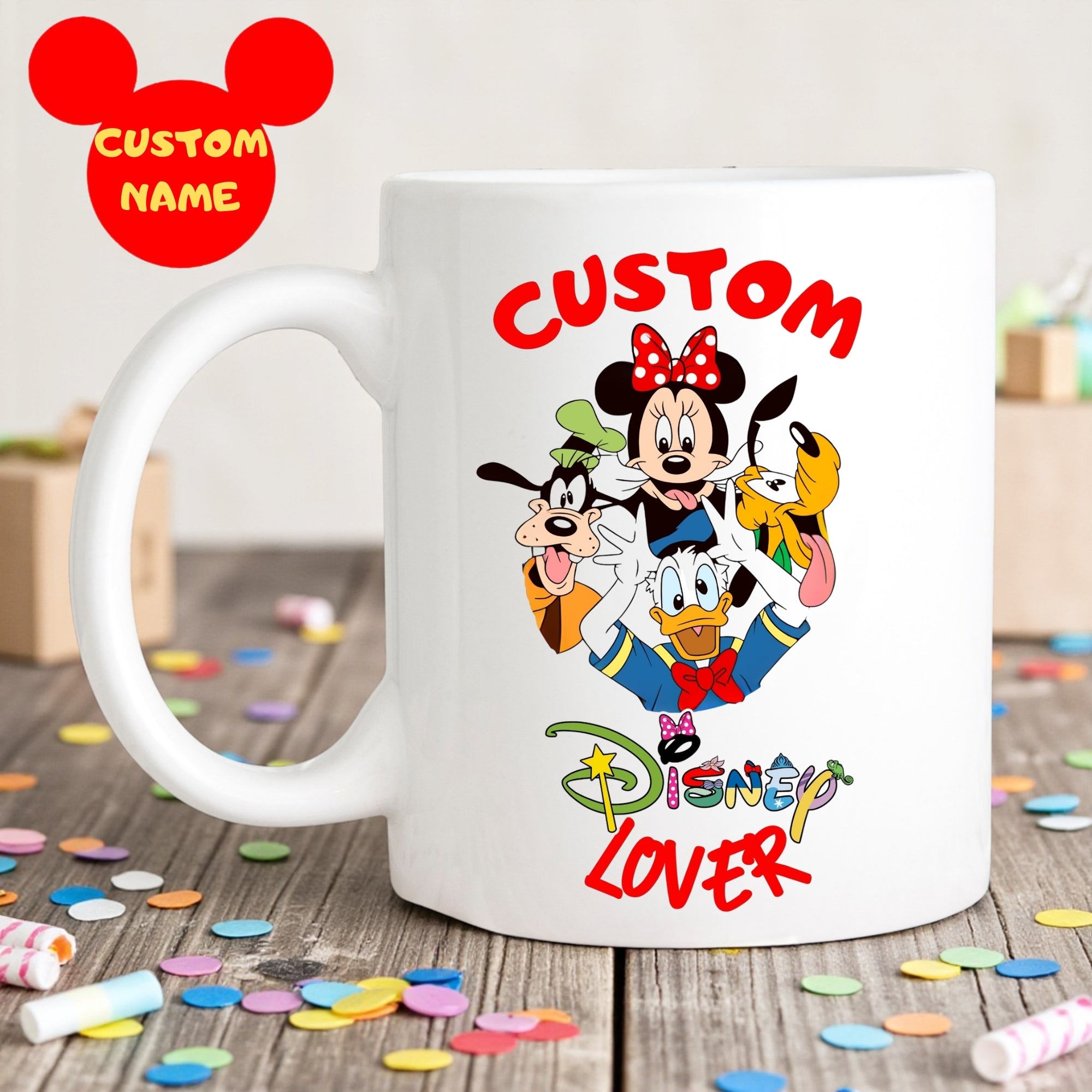 Birthday Girl Disney Lover Cup, Disney Fan Birthday Gift