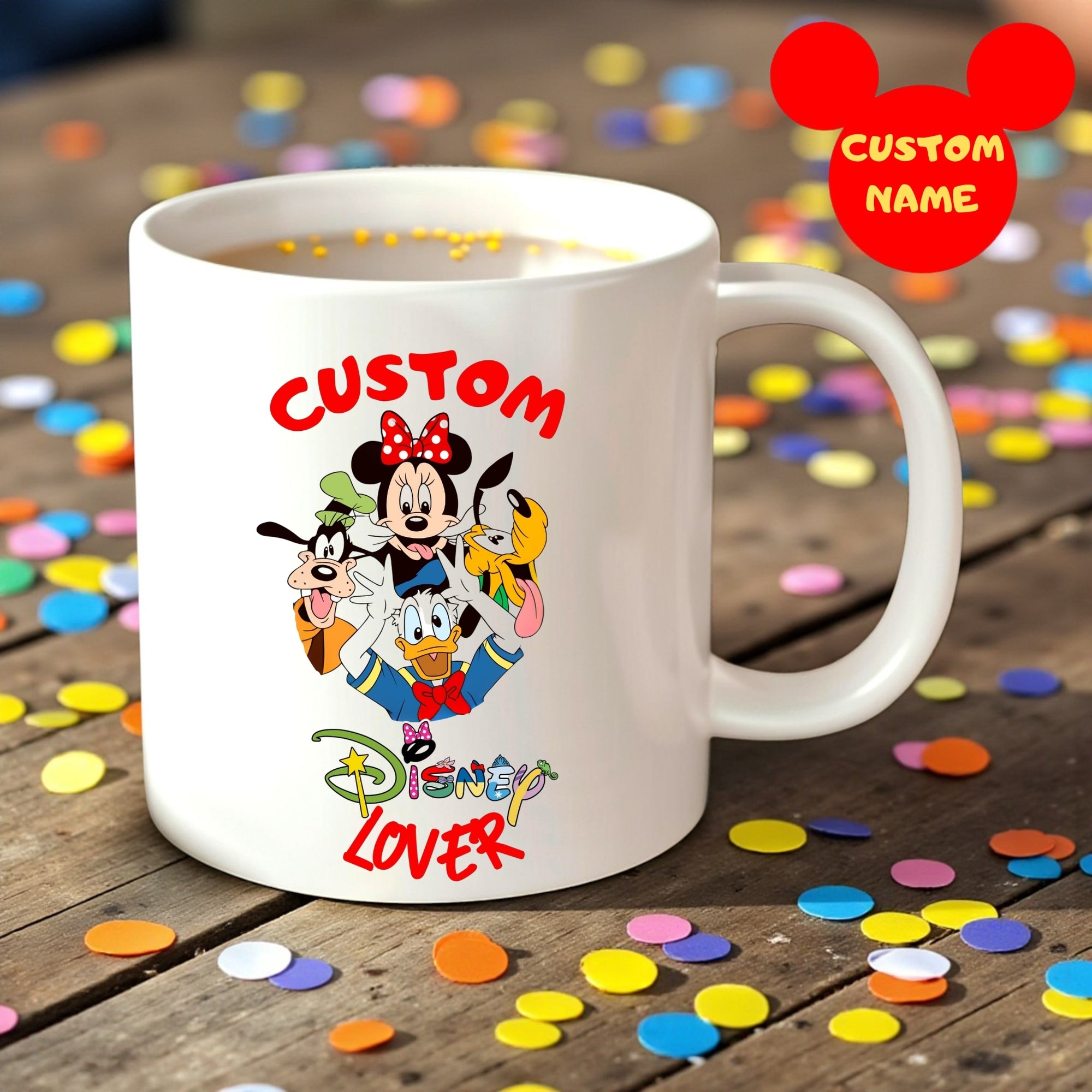 Birthday Girl Disney Lover Cup, Disney Fan Birthday Gift