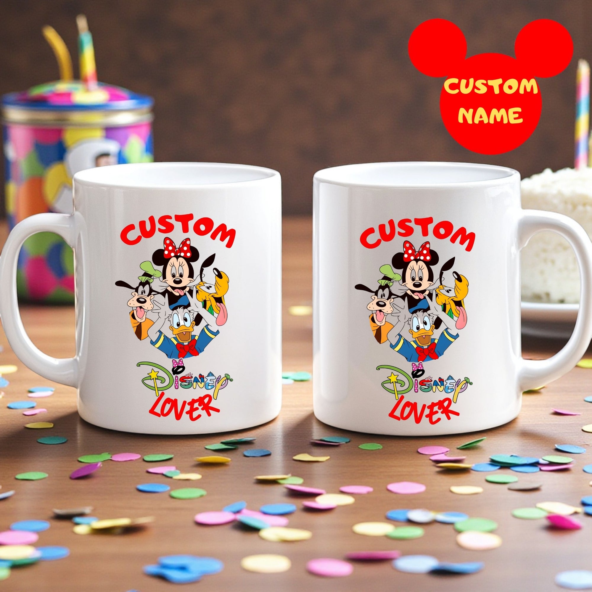 Birthday Girl Disney Lover Cup, Disney Fan Birthday Gift
