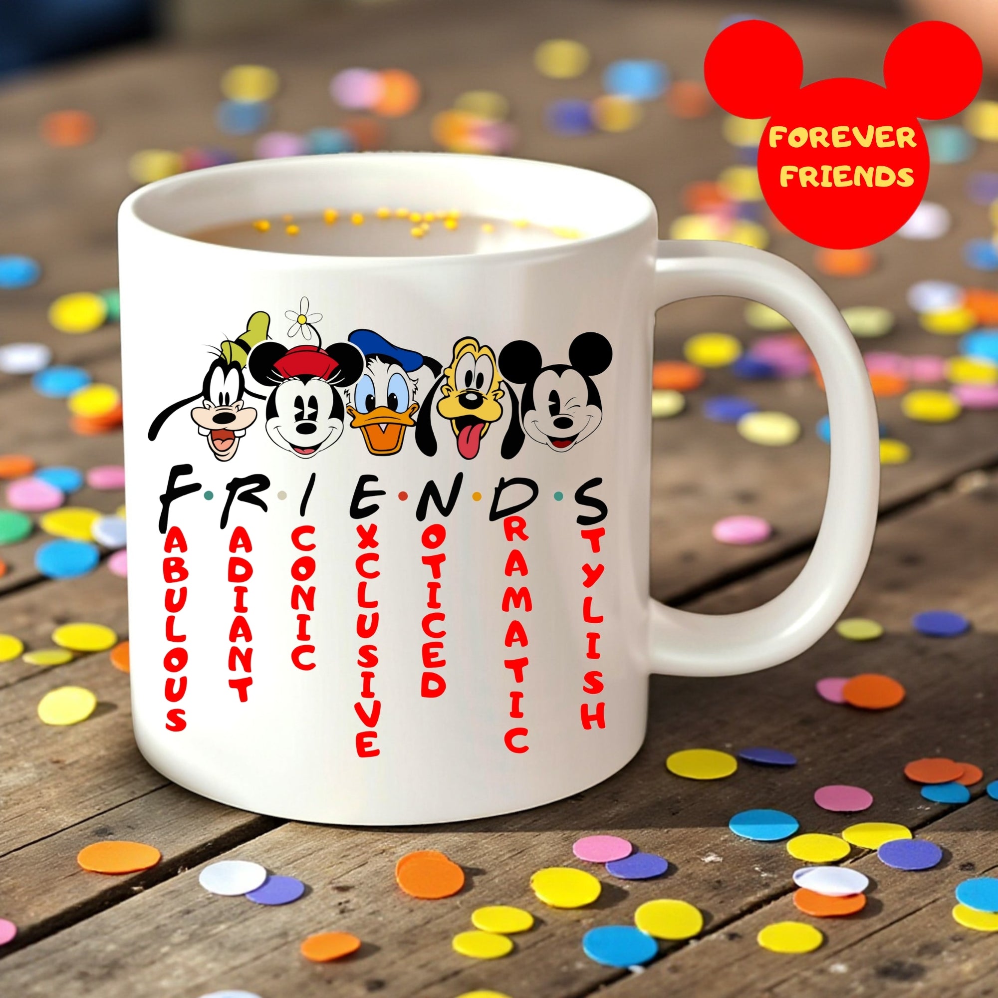 Mickey and Friends Inspired Mug, Mickey Friends Coffee, Disney Lover Gift
