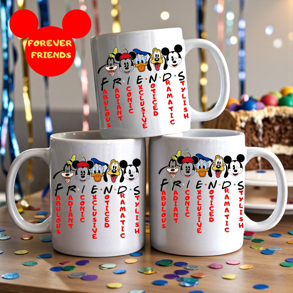 Mickey and Friends Inspired Mug, Mickey Friends Coffee, Disney Lover Gift