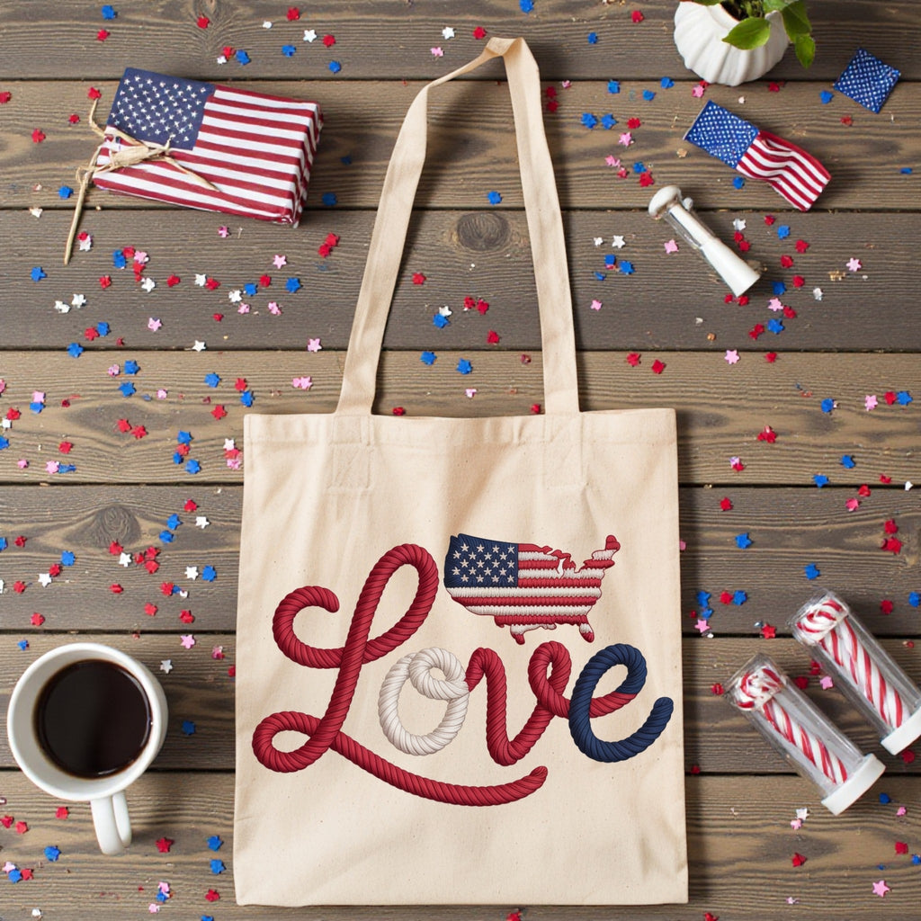America 250 Love Tote Bag