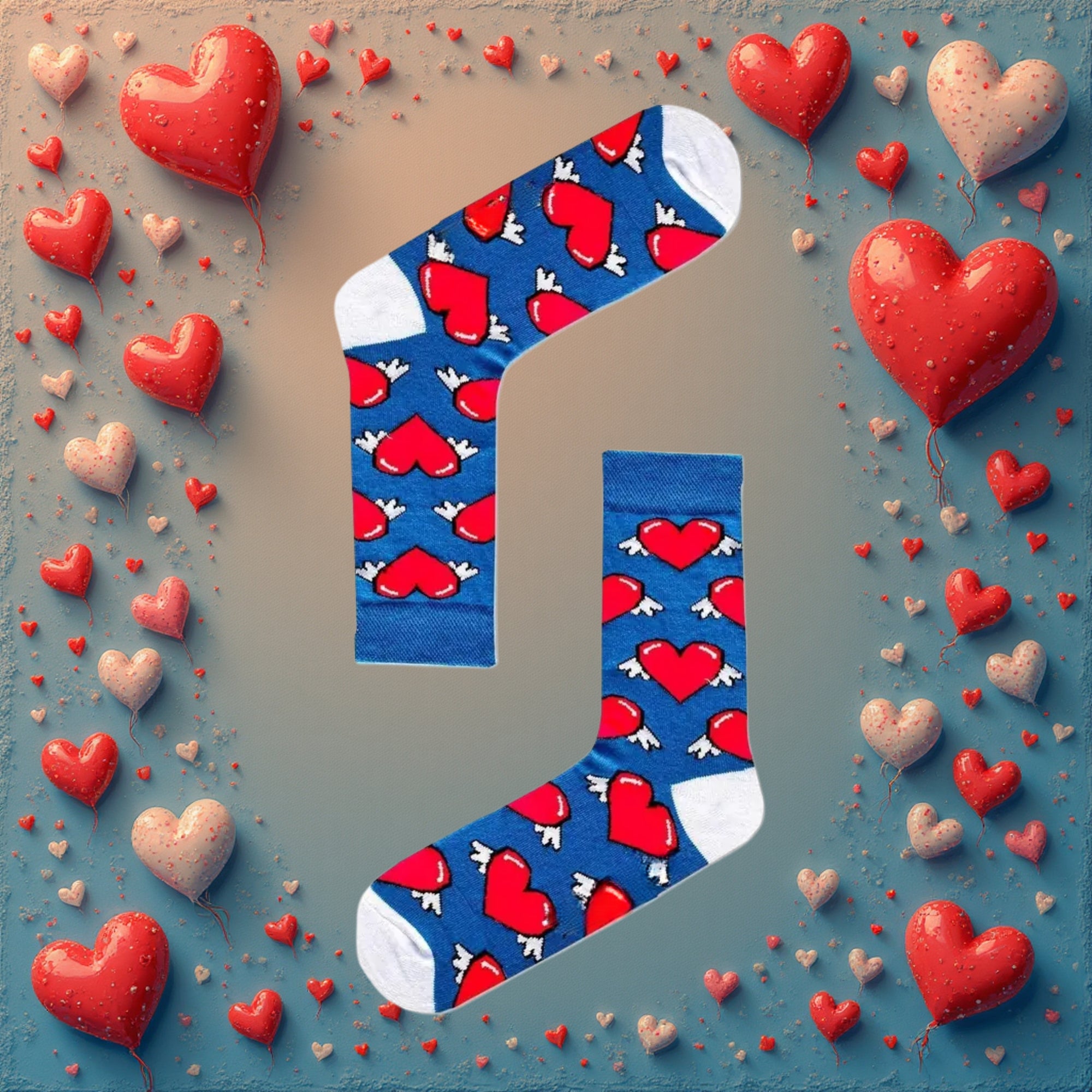 Kalp Kalp Kalp Çorap