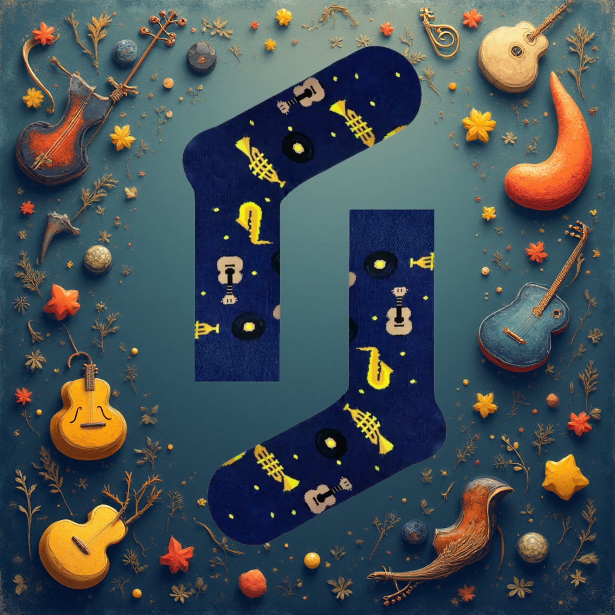 Müziğin Sesini Aç Çorap