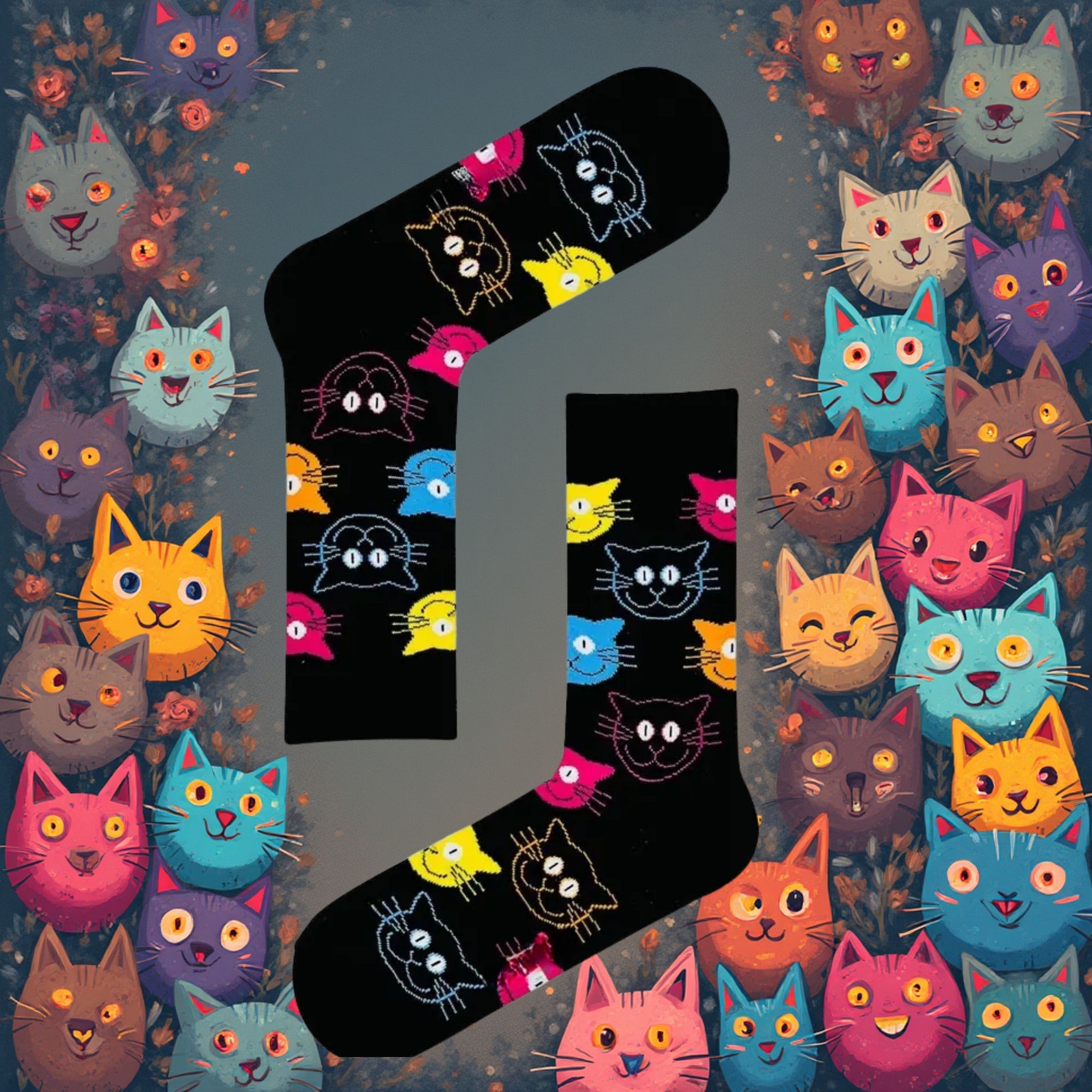 Kedi Severler Çorap