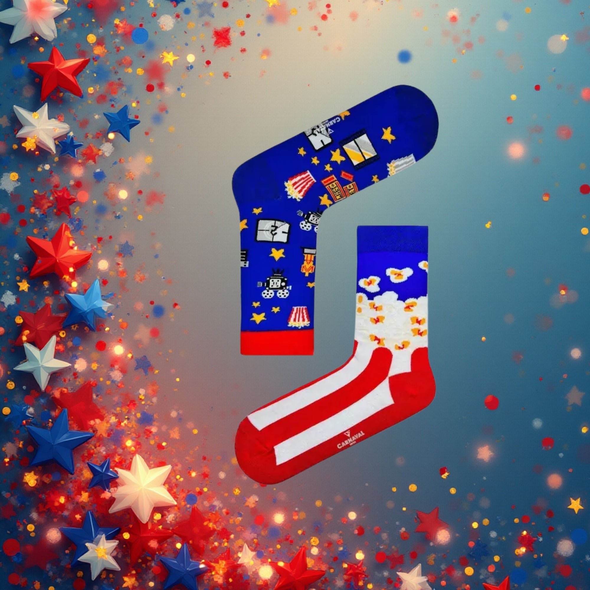 Eşleri Farklı Pop Corn Çorap