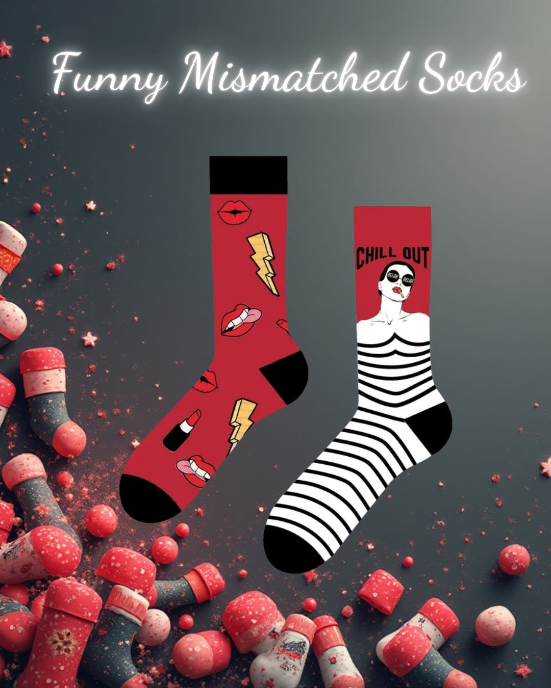 Eşleri Farklı Chill Out Çorap